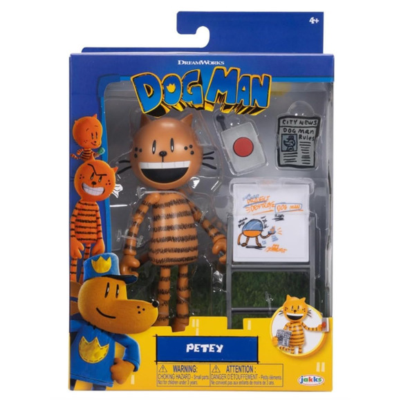 Dog Man Movie 5 Inch Petey Articulated Action‎ Figure NEW - Picture 1 of 4